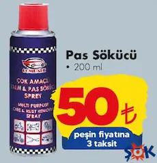 PAS SÖKÜCÜ 200 ML fiyat ve kampanya bilgisi